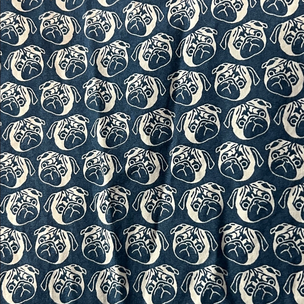 Tyler Boe 100% Cotton Pug Print Button Down Shirt - Picture 5 of 5